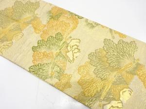 アンティーク　柴垣に流水模様織り出し丸帯（材料）